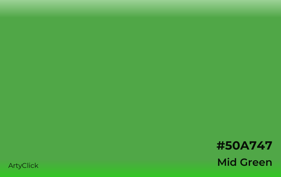 Mid Green #50A747